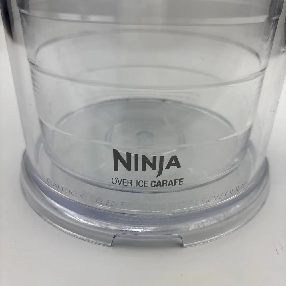 Ninja Over‎ Ice Cream Maker Fill Carafe Pitcher Top Clear Black NC300